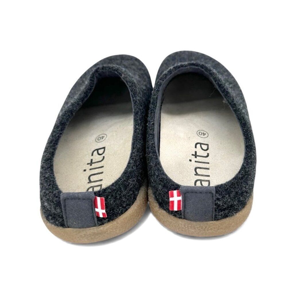 Sanita $149 Lodge Supportive Slide Unisex Wool Felt Slipper EU 40 Indoor Outdoor - Picture 11 of 13